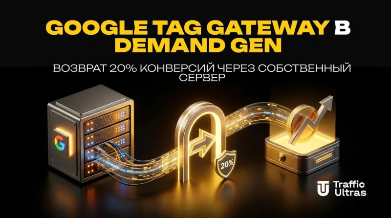 Google Tag Gateway в Demand Gen: возврат 20% конверсий через собственный сервер