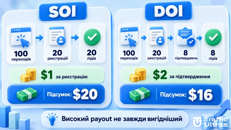 Порівняння SOI і DOI за виплатами: високий payout не завжди вигідніший