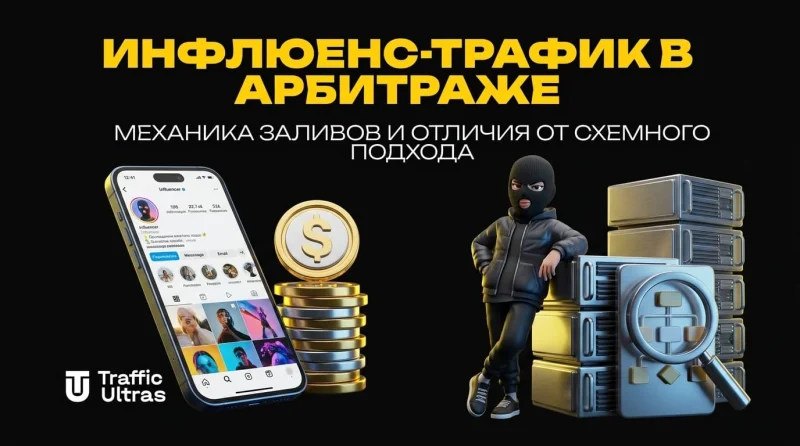 Инфлюенс-трафик в арбитраже: механика заливов и отличия от схемного подхода