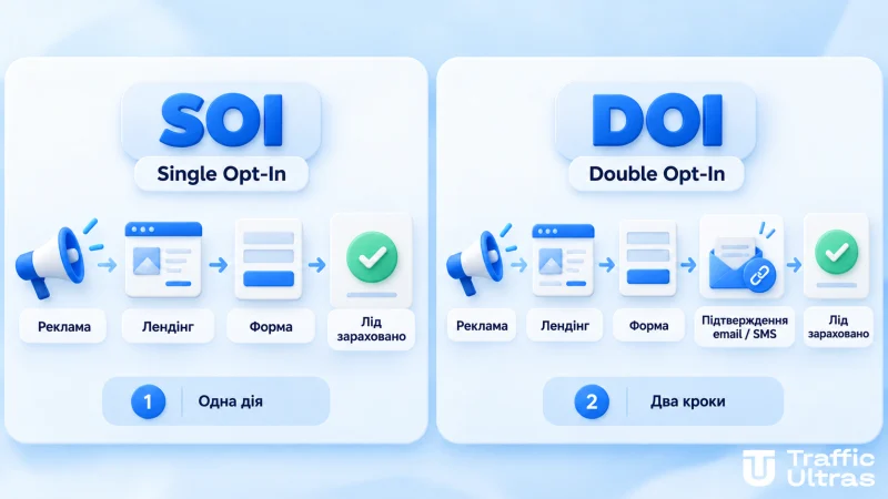 Порівняння SOI і DOI: шлях користувача від реклами до зарахованого ліда