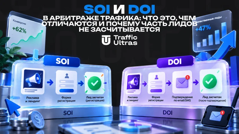 SOI и DOI в арбитраже трафика: что это, чем отличаются и почему часть лидов не засчитывается