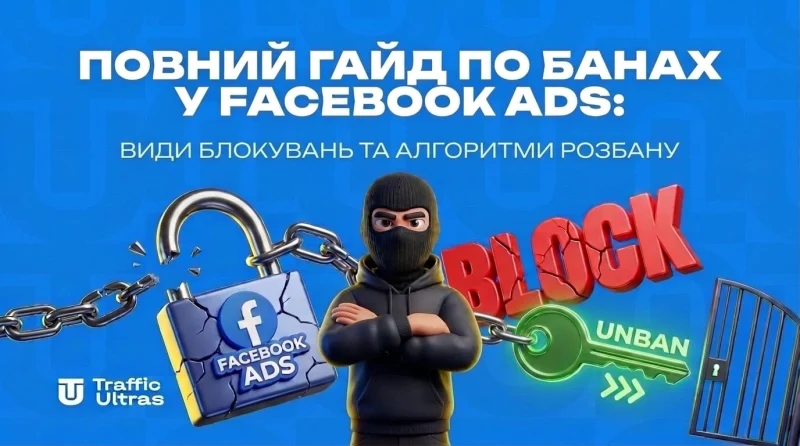 Повний гайд по банах у Facebook Ads: види блокувань та алгоритми розбану