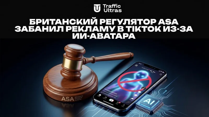Британский регулятор ASA забанил рекламу в TikTok из-за ИИ-аватара