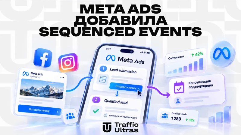 Meta Ads добавила Sequenced Events: теперь рекламу можно оптимизировать под цепочку действий пользователя