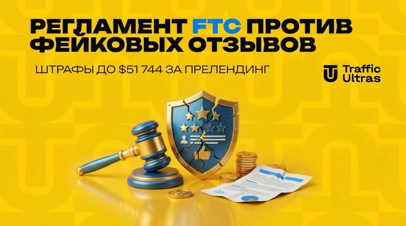Регламент FTC против фейковых отзывов: штрафы до $51 744 за прелендинг