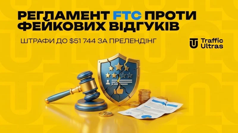 Регламент FTC проти фейкових відгуків: штрафи до $51 744 за прелендінг