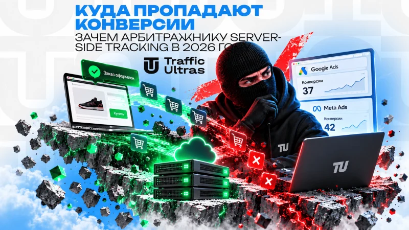 Куда пропадают конверсии: зачем арбитражнику server-side tracking в 2026 году