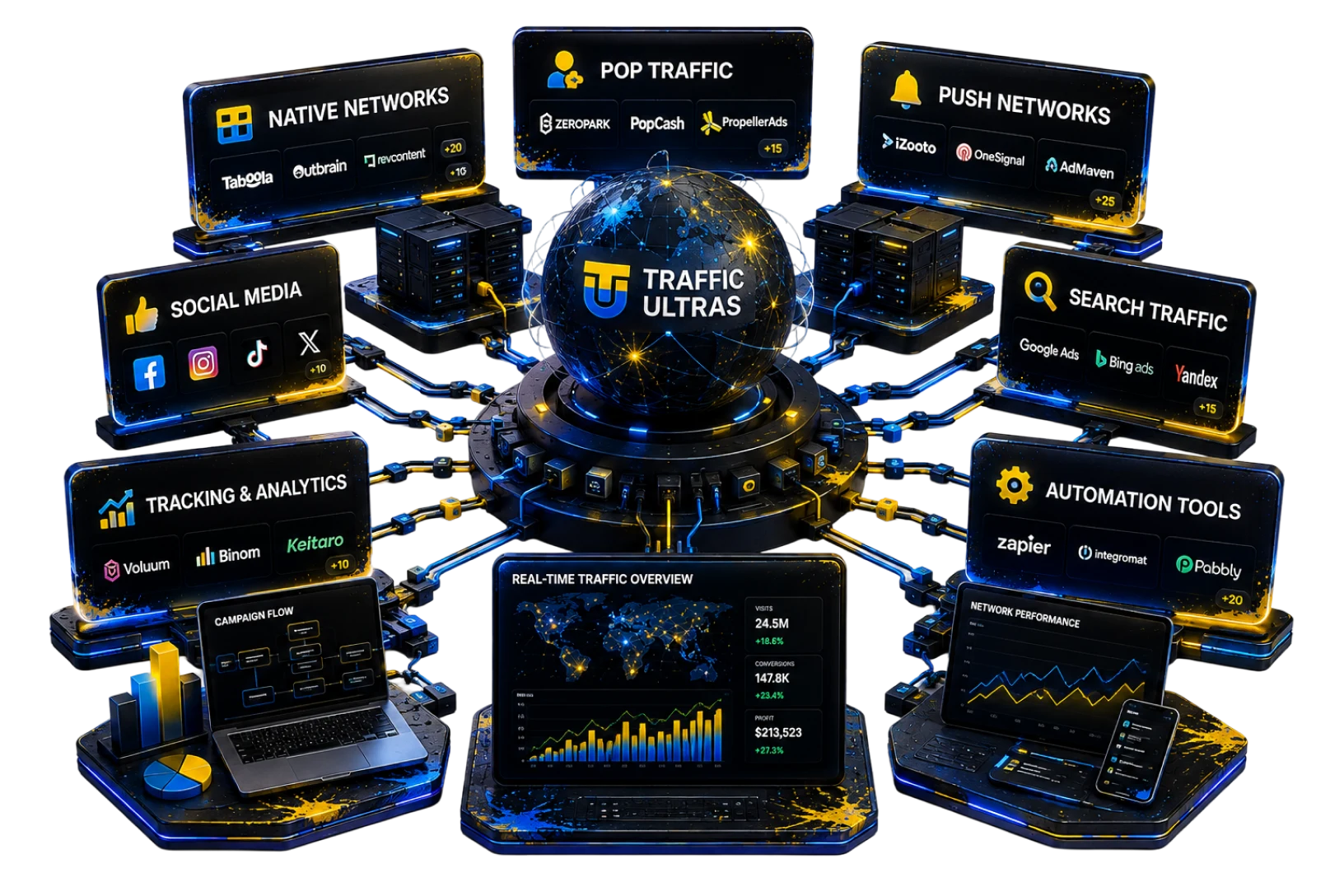 Источники трафика Traffic Ultras
