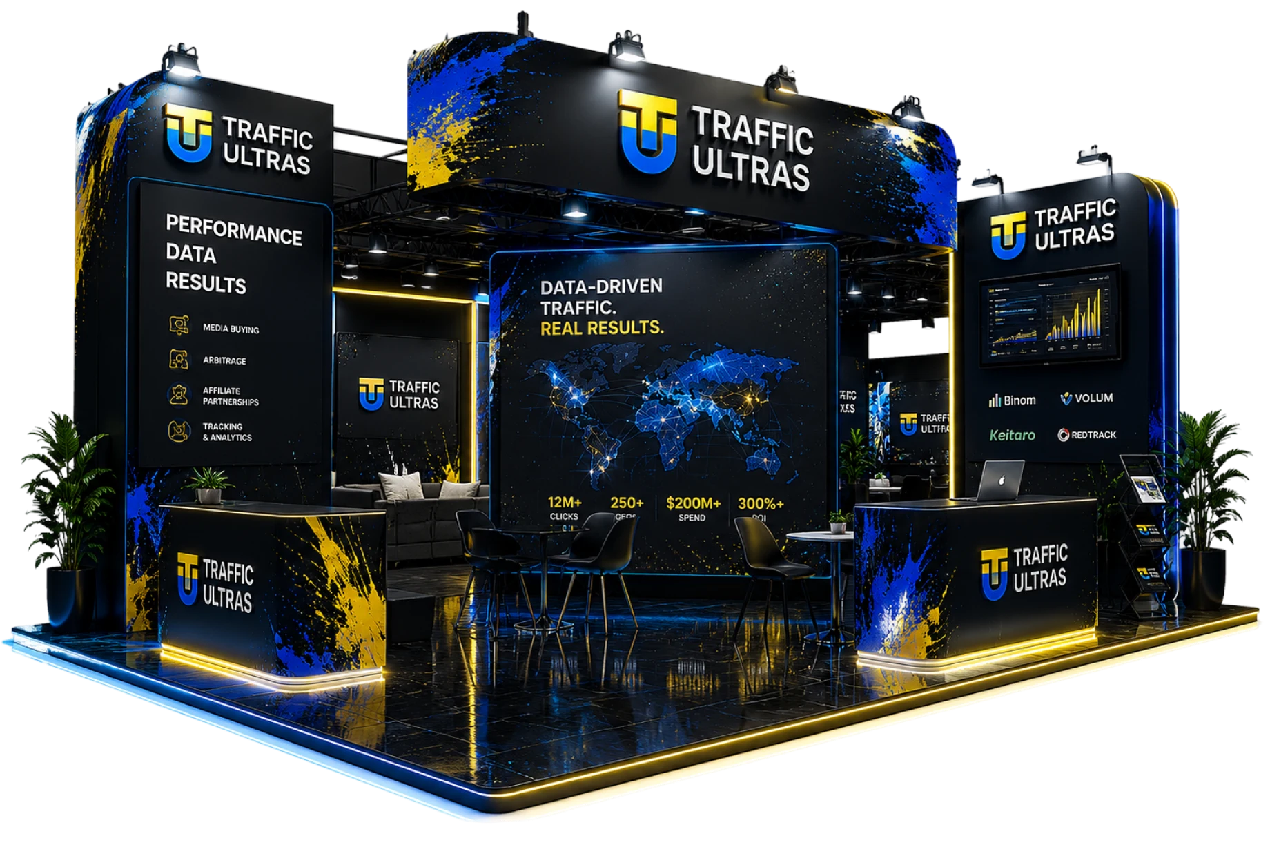 Стенд Traffic Ultras на конференции